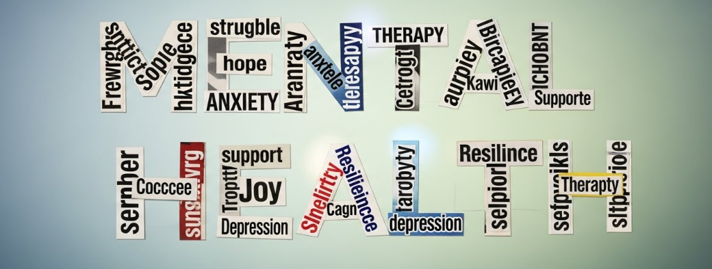 notes on wall tha shows mental health